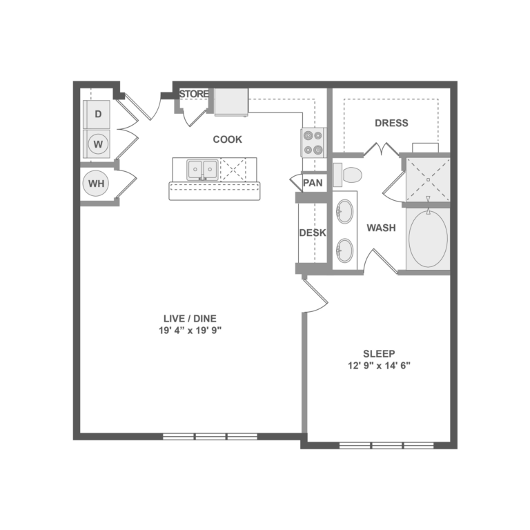 Caroline West Gray; one two bedroom pet friendly apartments for rent in Montrose Houston TX near Memorial Park Downtown Uptown