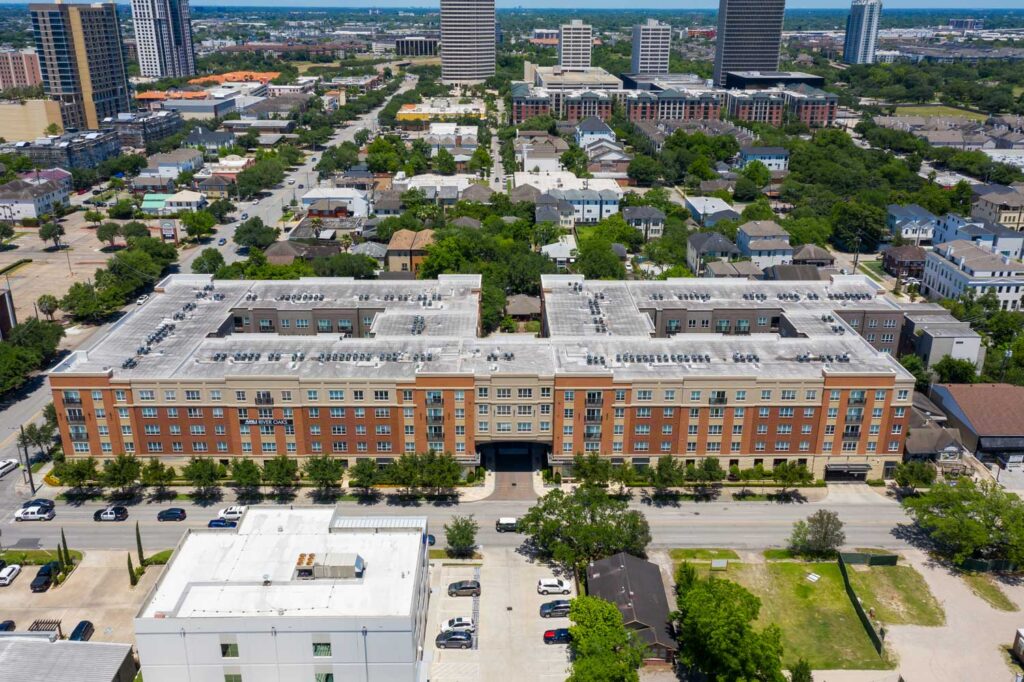 Caroline West Gray; one two bedroom pet friendly apartments for rent in Montrose Houston TX near Memorial Park Downtown Uptown