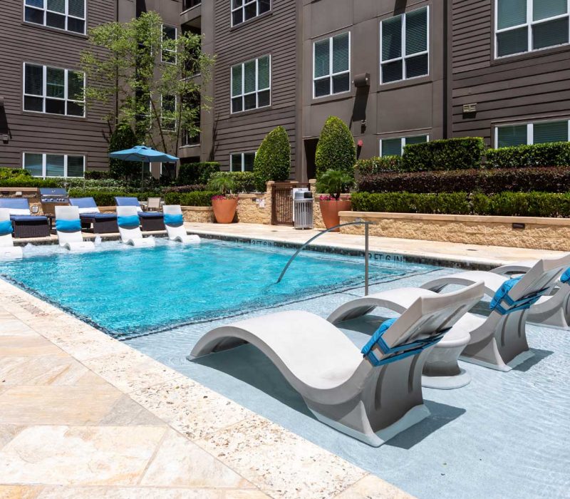 Caroline West Gray; one two bedroom pet friendly apartments for rent in Montrose Houston TX near Memorial Park Downtown Uptown